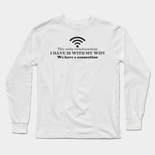 concise sentence and funny quote themed graphic design ironpalette Long Sleeve T-Shirt